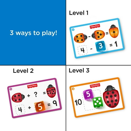 Fisher-Price Think & Learn Roll & Count Math Bug Preschool Game