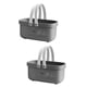 thumbnail image 1 of Plastic Storage Basket with Handle Portable Shower Tote Organizer Basket Bin for Bathroom Kitchen Dorm Room Bedroom B, 1 of 5