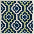 thumbnail image 2 of SAFAVIEH Chatham Dylan Geometric Wool Area Rug, Dark Blue/Multi, 7' x 7' Square, 2 of 11