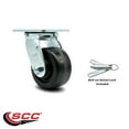 thumbnail image 2 of 4 Inch Phenolic Swivel Caster with Roller Bearing and Swivel Lock Service Caster, 2 of 2