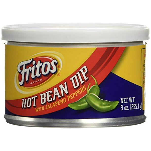 Fritos Hot Bean Dip With Jalapeno Peppers 9 oz. (Pack of 3)