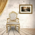 thumbnail image 3 of Croce, Vincent 32x20 Gold Ornate Wood Framed with Double Matting Museum Art Print Titled - Frosty Fall, 3 of 4