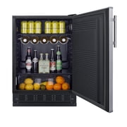 القمة Sbc7br 24 واسعة 5.3 Cu. قدم. الحرة الدائمة مزدوجة الحنفية Kegerator - الفولاذ المقاوم للصدأ