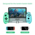 thumbnail image 4 of Enhanced Handheld Gamepad for Switch & Switch OLED, Ergonomic Game Controller with 6-Axis Gyro, Mapping Function-Blue Green, 4 of 9