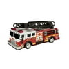 Toy State 14" Rush And Rescue Police And Fire - Hook And Ladder Fire Truck