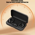 thumbnail image 4 of Wireless Earbuds Bluetooth Headphones 48hrs Play Back Sport Earphones with LED Display Over-Ear Buds with Earhooks Built-in Mic Headset for Workout, 4 of 9