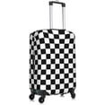 thumbnail image 2 of N/A Luggage Cover 3D Printed Washable Travel Cover for Luggage 18-32 Inch Checkered Racing Flag, 2 of 7