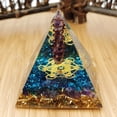 thumbnail image 4 of Pirámide de orgón Cristal natural Amatista Peridoto Piedra curativa Generador de energía Ehuebsd Libre de BPA, 4 of 6