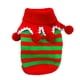 thumbnail image 1 of Suéter navideño a rayas para perro, elegante y grueso, para perro pequeño, talla S (rojo y verde), 1 of 7