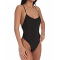thumbnail image 2 of Women's Only Hearts 8288 Second Skins Thong Bodysuit (Black M), 2 of 4