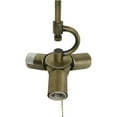 thumbnail image 2 of Cloth & Wire Antique Brass 3-Light Pendant Light Fixture for Home Lightning, 2 of 5