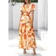 thumbnail image 3 of Vestido largo PRETTYGARDEN para mujer con estampado floral bohemio de verano de 2025, 3 of 5