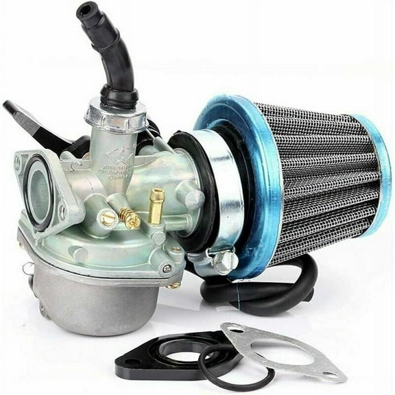 PZ19 Carburetor, Air Filter for Chinese ATV, 4 Stroke Engine Upgrade for ATV Pit Bike Dirt Bike Go Kart