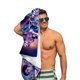 thumbnail image 5 of Blue Beetle Toalla de playa de secado rápido con diseño temático, regalo para mujeres y niñas, ideal para cumpleaños, fans, amantes de la música, uso en la playa o al aire libre, 78 × 160 cm, 5 of 6