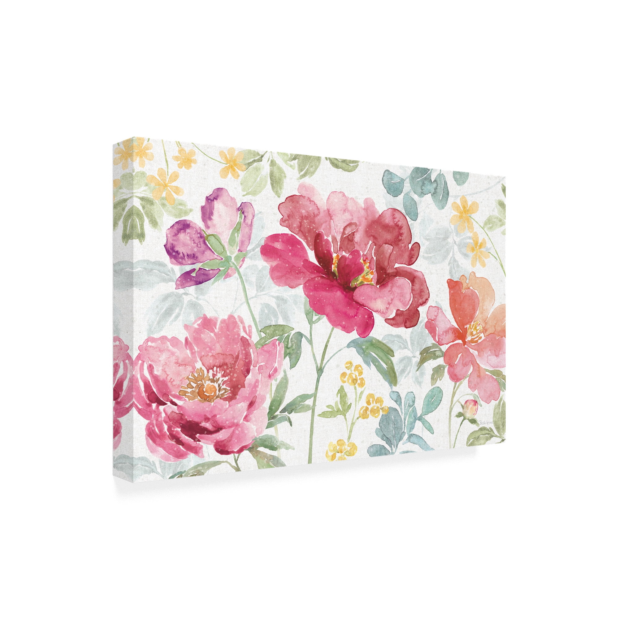 Trademark Fine Art 'Springtime Bloom I' Canvas Art by Beth Grove