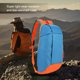 thumbnail image 5 of Anmeilu Mochila de viaje de 10 L, bolsa de escalada, pequeña mochila para acampar al aire libre, mochila escolar (naranja + cian), 5 of 8