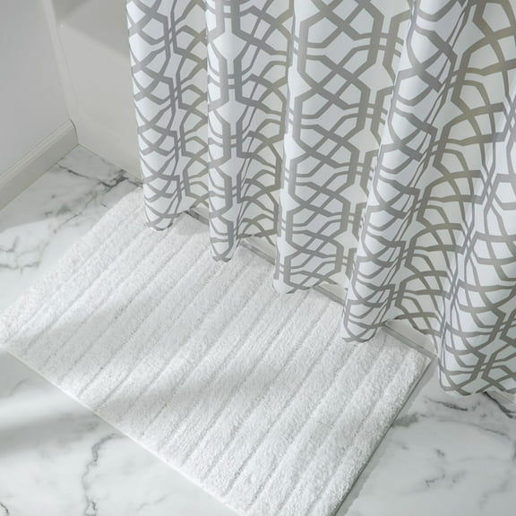 Interdesign 72" x 72" Fabric Shower Curtain, Multiple Designs