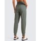 thumbnail image 2 of Pantalones Joggers CRZ YOGA Cintura Alta 70 cm Ligero Salvia XL, 2 of 5