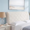 thumbnail image 7 of Bedroom Headboard Bed Soft Stretch Velvet Slipcover Quilted Padded Headboard Protector,47x26x10 inch, 7 of 7