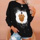 thumbnail image 2 of Sudaderas de Acción de Gracias Para Mujer Suéter de Cuello Redondo Blusa Suelta Tops Sin Capucha Odeerbi ODB204153, 2 of 7