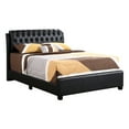 thumbnail image 3 of Glory Furniture Marilla Faux Leather Upholstered Queen Bed in Black, 3 of 8