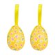 thumbnail image 2 of Adornos de huevos de Pascua de espuma forrados en tela | Decoraciones de huevos con estampado floral a cuadros | Adornos colgantes para fiestas y decoración del hogar, 2 of 6