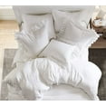 thumbnail image 5 of Delara Organic Cotton Duvet Set, 300 Thread Count, GOTS Certified, 3-Piece Ruffled Duvet cover with 2 Shams, 5 of 5