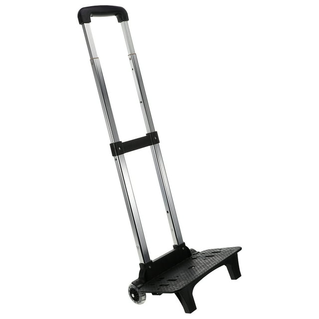 HEALEEP Chariot à Bagages en Alliage d'Aluminium Chariot Pliable avec 1 Pcs 2 Roues pour Magasinage