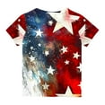 thumbnail image 6 of ZACPNCV Flag Shirt for Girls USA Flag T-Shirt 4th of July Shirt Patriotic Tee Tops Independence Day Clothes Blue 5-6 Years, 6 of 6