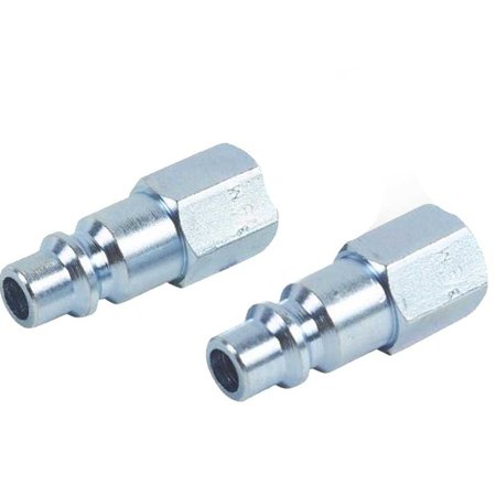 

Hitachi 115325 2x Zinc Plated Steel Plug with 1/4 NPT Female Thread