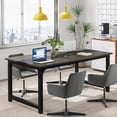 thumbnail image 5 of Tribesigns 63" Modern Computer Desk, Large Office Study Writing Desk for Home Office, Grey/Black, 5 of 5
