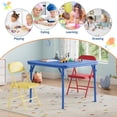 thumbnail image 2 of Towallmark Juego de 3 Piezas - Mesa y Sillas Plegables para Niños | Multiusos para Comedor, Guardería, Aula y Actividades, multi color, 2 of 8