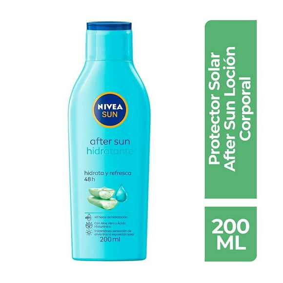 Crema hidratante NIVEA SUN After Sun con aloe vera y ácido hialurónico 200 ml