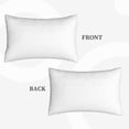 thumbnail image 4 of Bixox White Printed Pillow Protector,Super Soft Ideal for Home,Guests,Rentals - 14"x20", 4 of 8
