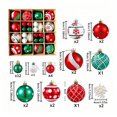 thumbnail image 3 of 44PCS Christmas Ornaments Balls Electroplated Xmas Tree Decorations Hanging Colorful Christmas Balls Ornaments Set, 3 of 7