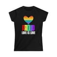 thumbnail image 3 of Proud LGBT Shirt Love is Love Tee Rainbow Lesbian Gay Pride Womens Shirts, 3 of 8