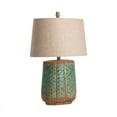 thumbnail image 3 of Duncan 26-Inch Table Lamp, Antique Green, 3 of 9