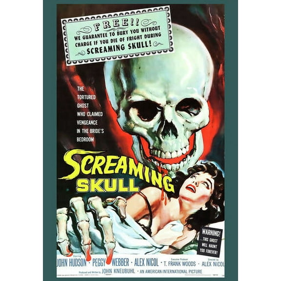 Screaming Skull (DVD), Sinister Cinema, Horror