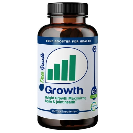 TrueMed Growth Support Supplement Height Growth Maximizer 438 Mg 60 Capsules