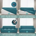 thumbnail image 5 of Joqmia Small Check Jacquard Sofa Cover - Super Stretch, Pet Proof & Non Slip for Sofa, 5 of 6