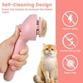 thumbnail image 3 of 2024 New Cat Steam Brush for Shedding, Steamy Cat Brush for Long & Short Haired Cats & Dogs, Spray Cat Brush for Pet Grooming, Self-Cleaning Pet Hair Removal Comb with Water Tank, 3 of 8