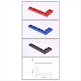 thumbnail image 3 of Regla de altura de aleación de aluminio, herramienta de medición de ángulo recto de 90 grados, herramienta de marcado para carpintería, color rojo., 3 of 4