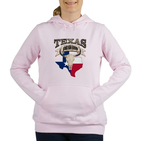 CafePress - Bull Skull Texas Pride - Women's Hooded Sweatshirt