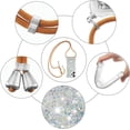 thumbnail image 3 of for Xiaomi Poco F5 5G Clear Case with Crossbody Lanyard, Glitter Sparkly Bling Quicksand with Detachable Adjustable Shoulder Neck Strap Cover Cases for Xiaomi Poco F5 5G QKG Silver, 3 of 7