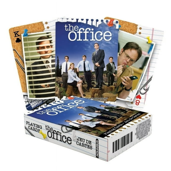 The Office Cast (Dwight, Micheal Scott, Jim, Pam) Playing Cards by AQUARIUS
