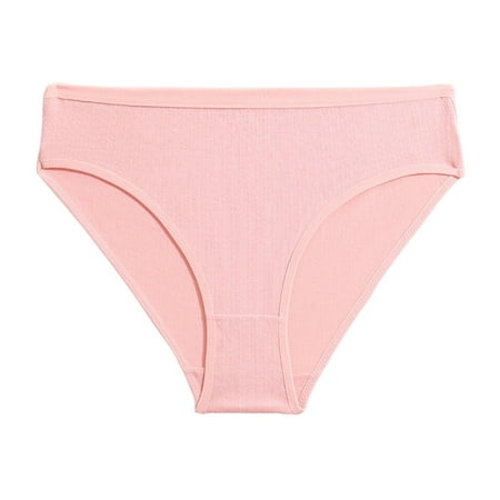 GZWYHT Womens Underwear Clearance Cotton Underwear Women s Fashion Sexy High Waist Underwear Briefs Underwear Women Cotton Panties Sexy Underwear High Waisted Underwear Seamless Underwear Pink XL