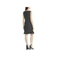 thumbnail image 2 of American Living Womens Dot Ruffled Dress, Black, 14, 2 of 2
