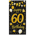 thumbnail image 2 of Black Background Golden Decorated Happy 60th Birthday Banner Party Supplies Photography Props Backdrop for Birthday Party Celebrations Event Decorations, 2 of 7