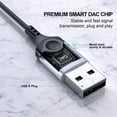 thumbnail image 4 of USB Headset with Microphone for PC 7.5 Ft Cable USB A Headphones for Computer Wired USB Earbuds with Mute inLine Stereo Noise Cancelling Call Cord Earphones for Laptop Dell Lenovo Surface PS5 Switch, 4 of 7