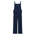 thumbnail image 4 of aidice Overalls for Women Summer Button Adjustable Strap Casual Wide Leg Pants Jumpsuits with Pockets, 4 of 9